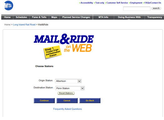 Step1 Mail Ride